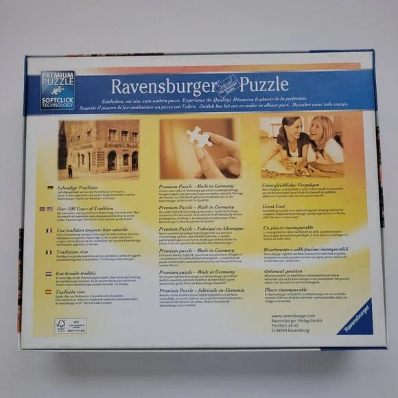 RAVENSBURGER Mediterranean Coastal Sunset 500 piece puzzle - Picture 3 of 4